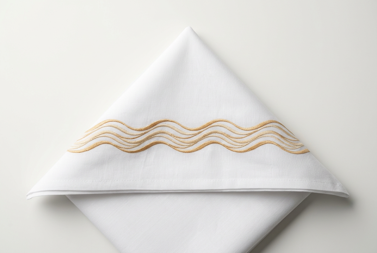 Desert Wave — KHAIT Premium Ghutra detail